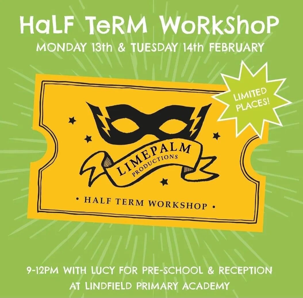 Happy New Year one and all!!! Half term workshops open for booking now if anyone fancies coming to play superheroes with me!! 🦸&zwj;♂️🦹&zwj;♀️🦸&zwj;♀️🦹&zwj;♂️