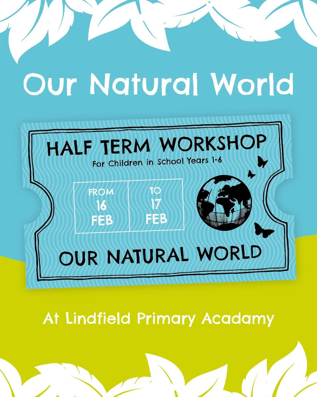 Feb Half Term Drama Workshop update!

MONDAY 16 FEB ˚˖𓍢ִ໋`🌿:✧˚
Little Limes for Pre School and Reception - SOLD OUT!
Limepalm for Years 1-6 - limited availability 

TUESDAY 17 FEB ˚˖𓍢ִ໋`🌿:✧˚
Little Limes for Pre School and Reception - only 5 spot