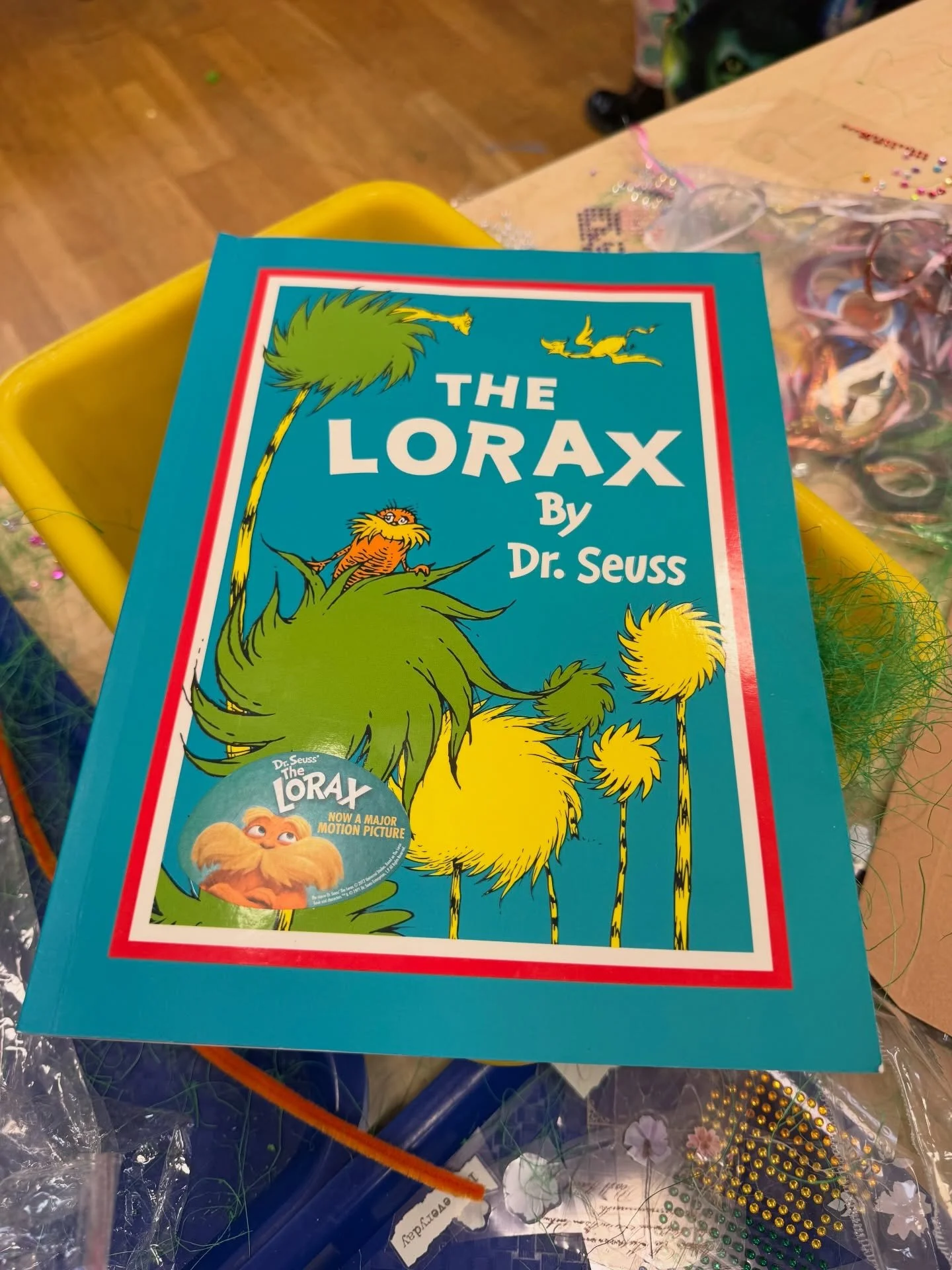 HALF TERM WORKSHOP DAY 1! Bog Baby for Blue Team and The Lorax for Green and Yellow teams providing the stimuli for games, crafting, script work, devising and storytelling. And the sun shone for us! More adventures to come today. ☘️💚🍃