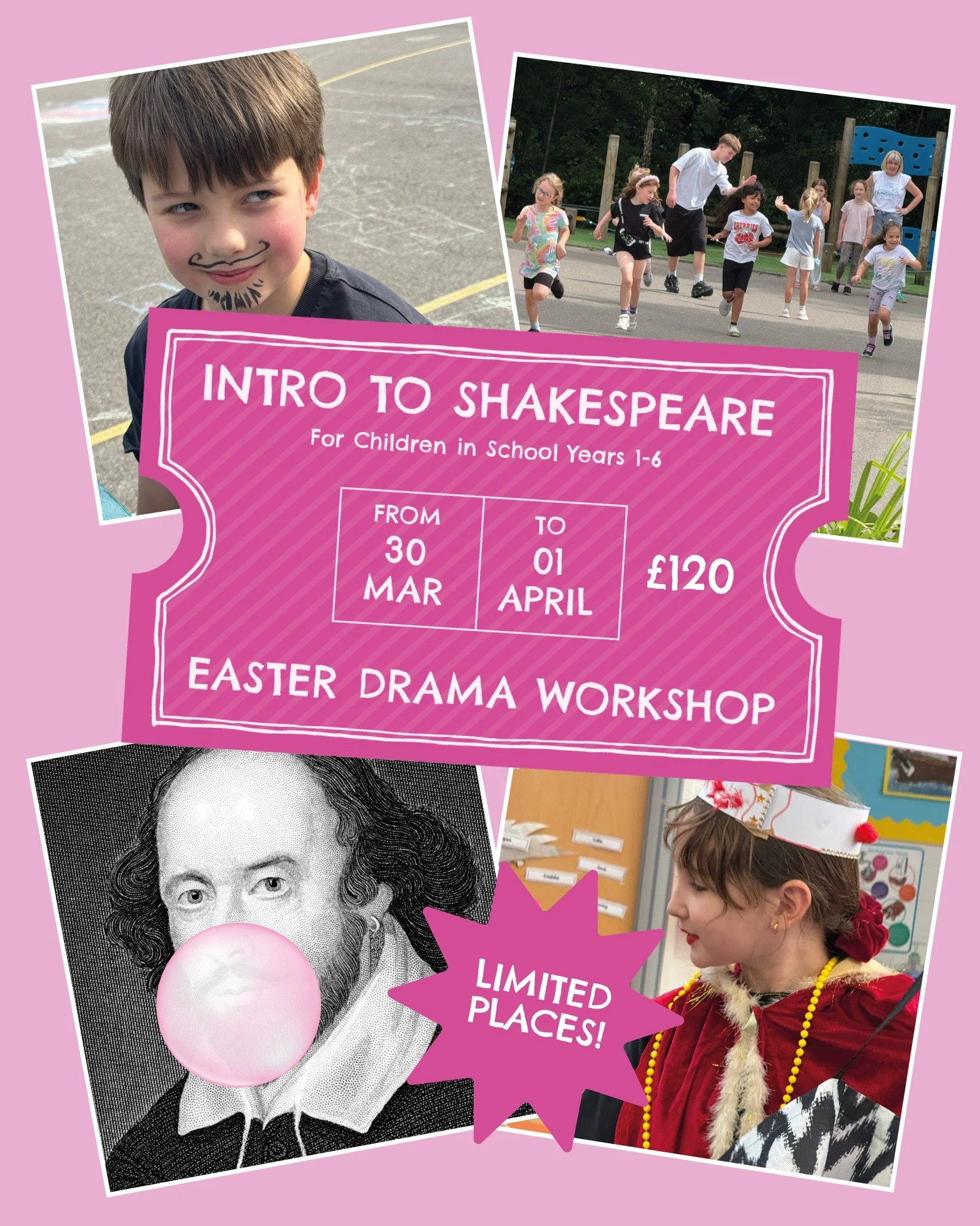 ⏰ LAST CALL &mdash; bookings close Sunday at midday!

🎭 Introduction to Shakespeare Easter Drama Workshop
📅 Monday 30 March &ndash; Wednesday 1 April 2026
⏰ 9am&ndash;3pm | St Joseph's Catholic Primary School
👦👧 Years 1&ndash;6 | All abilities we