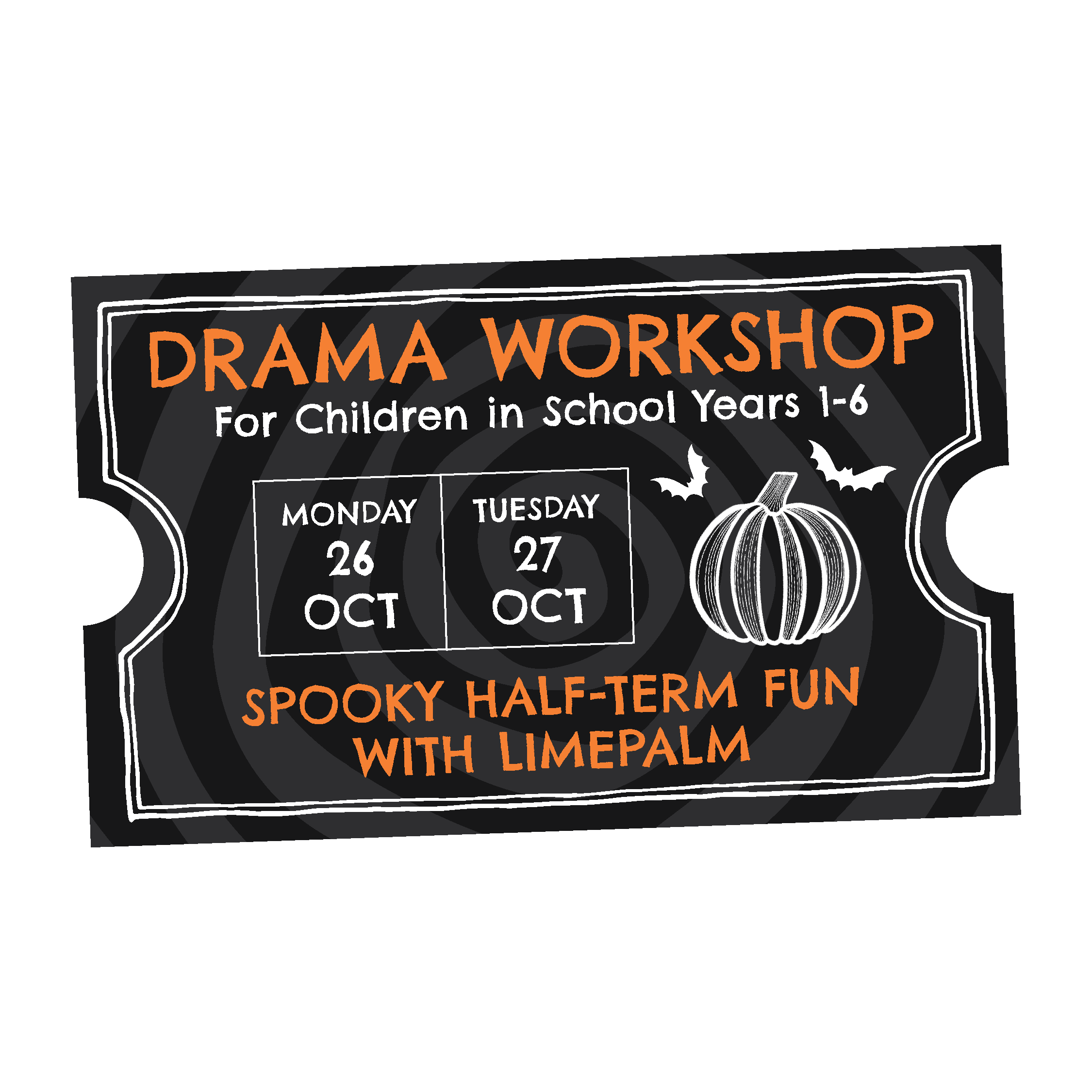 Halloween Drama Workshop | 26 & 27 October