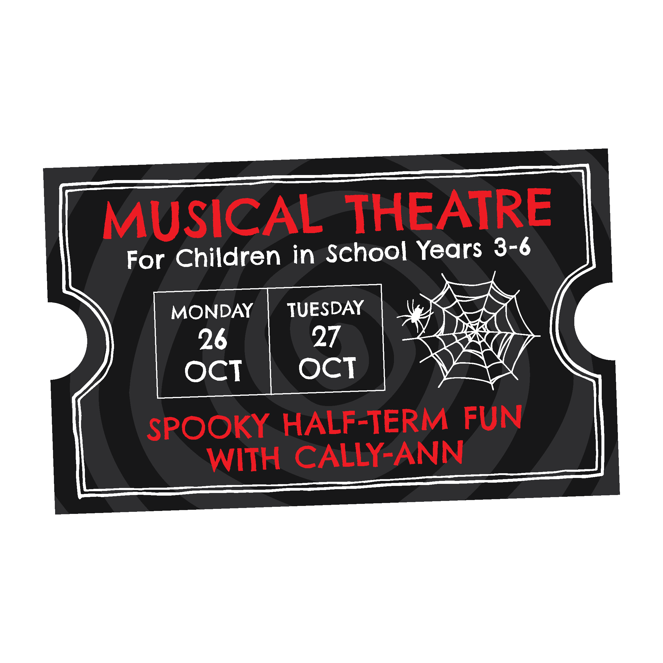 Halloween Musical Theatre Workshop | 26 & 27 October