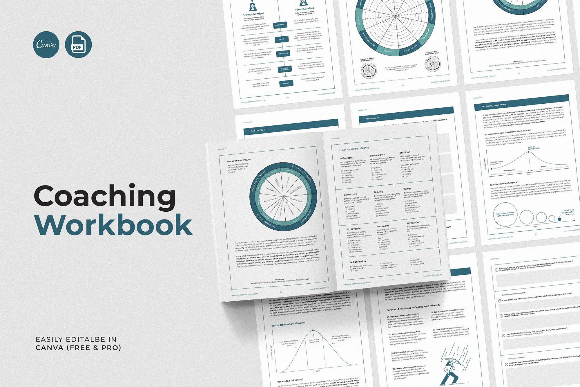 6 Session Coaching Workbook — Mindful Coaching Tools