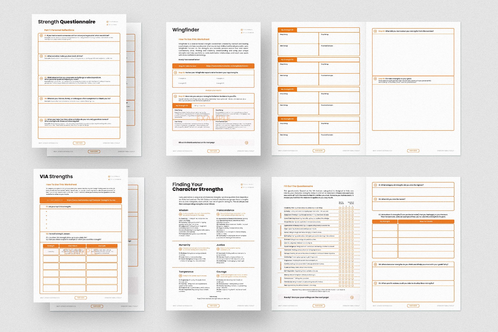 Strengths Discovery Worksheets
