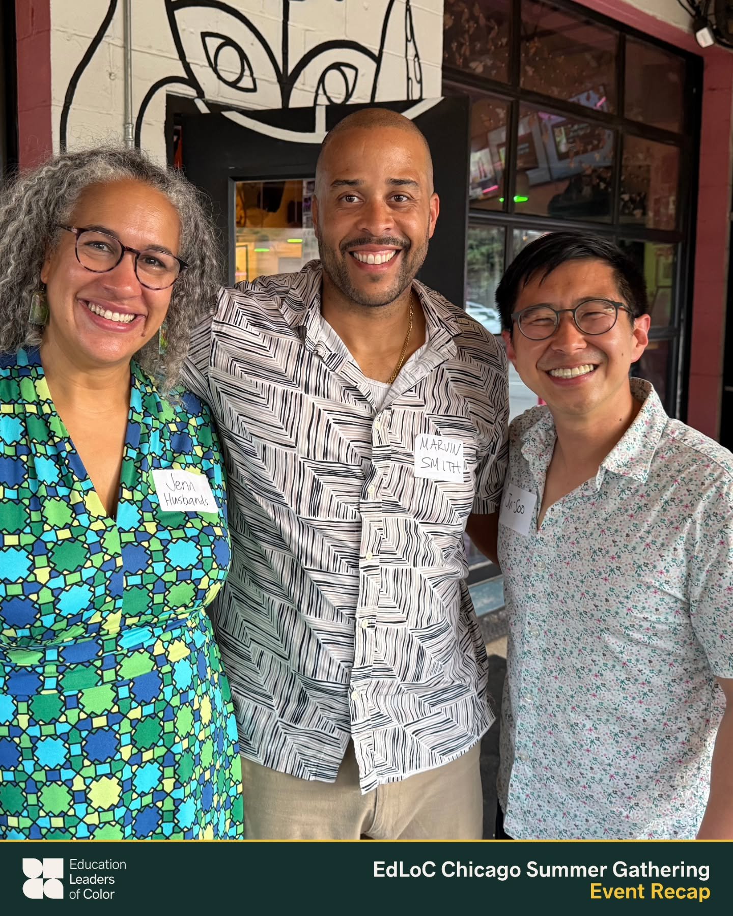 What an incredible evening with our Chicago EdLoC family!

A huge thank you to Jin-Soo Huh, Jennifer Husbands, and Marvin Smith for hosting this amazing member-led gathering. Your leadership in bringing our community together created such a powerful 