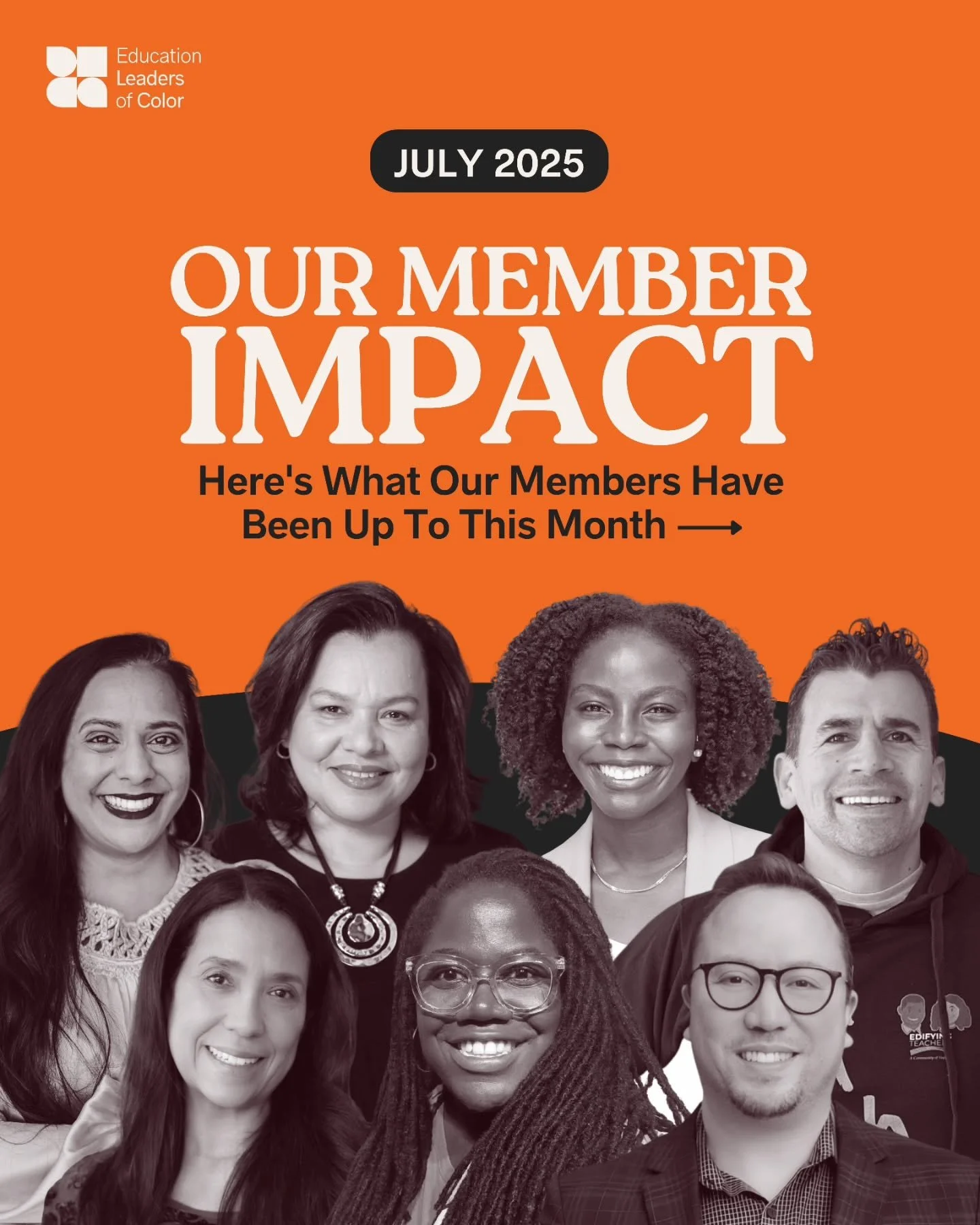 This month, we're proud to showcase the incredible impact EdLoC members are making as they drive change and expand opportunities for young people of color.

Our Network spans 40+ states, bringing together dedicated leaders who are tackling critical c