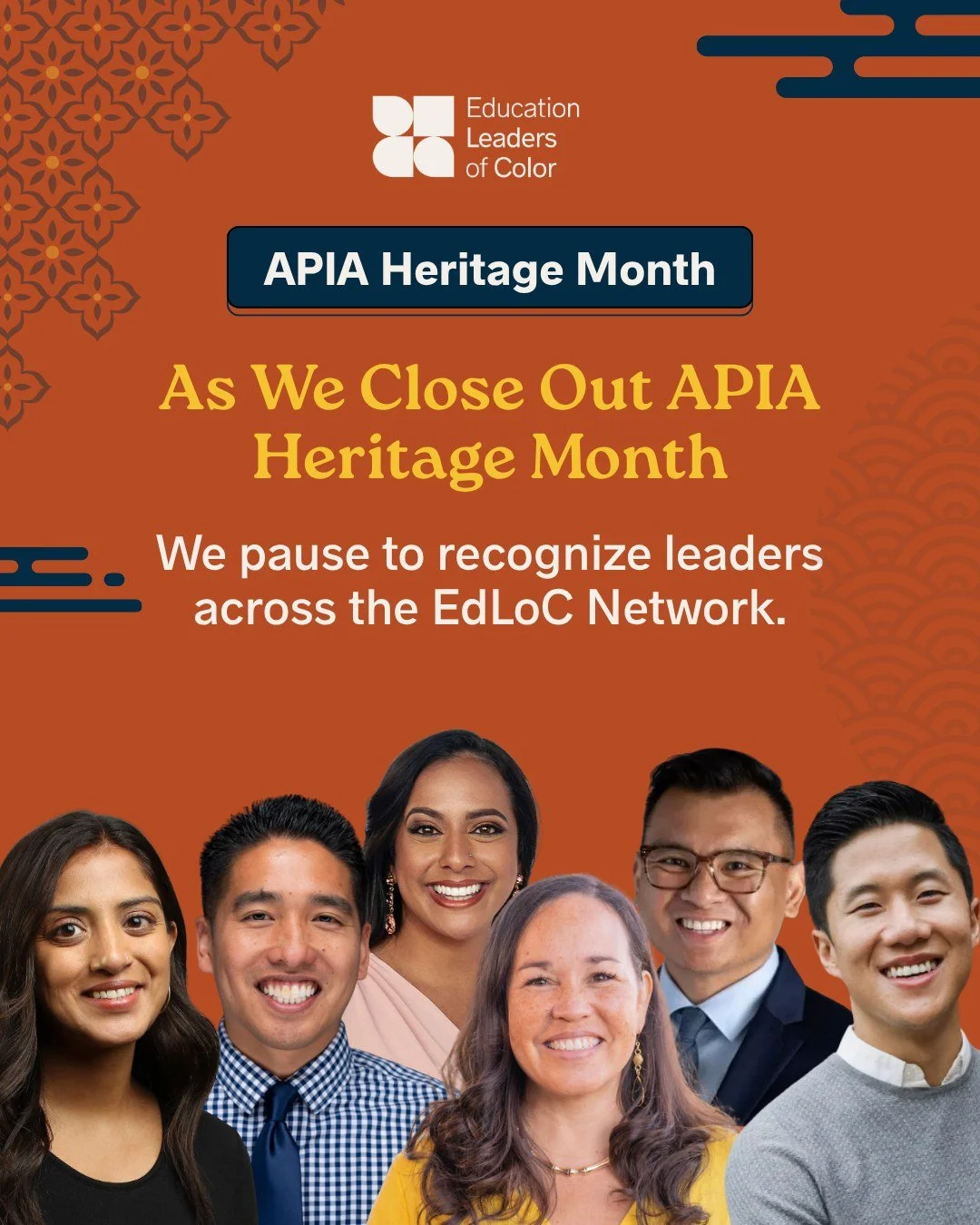 As we close out APIA Heritage Month, we want to take a moment to highlight members across the EdLoC Network whose leadership continues shaping education and community.

Across regions and roles, these leaders are building schools, strengthening organ