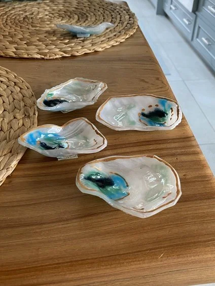 Oyster Dishes - ring or trinket dish