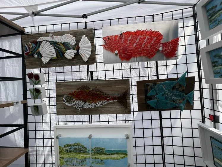 Aquarium - Fused glass fish variety