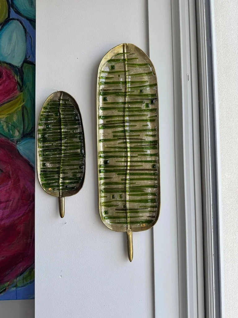 Palm Leaves on Brass 
