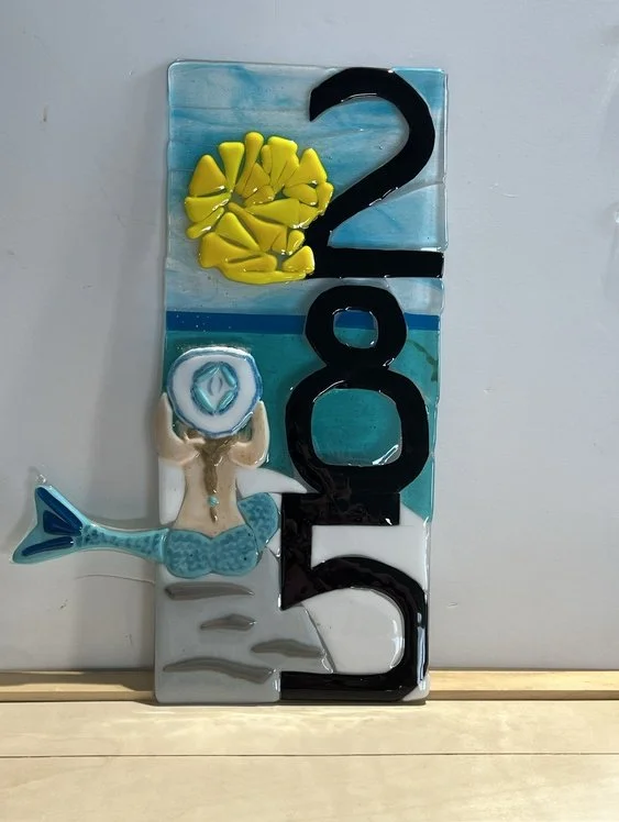 Mermaid House Numbers - Inlet Beach, FL