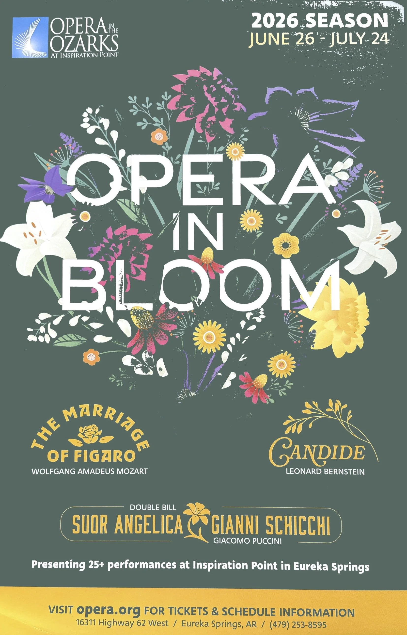 Opera in the Ozarks 2026 Summer Season