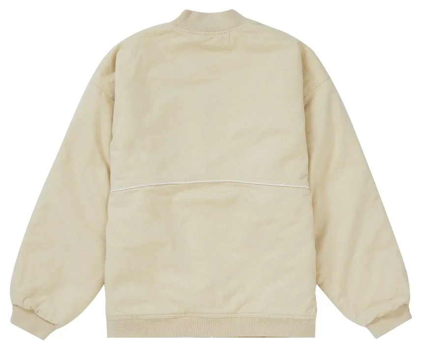 Supreme Twill Old English Varsity Jacket (Tan) Medium — Snake City  