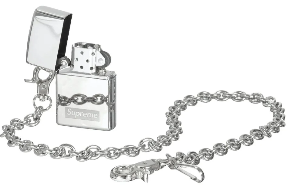Supreme Chain Zippo (Silver) — Snake City Tattoo Official
