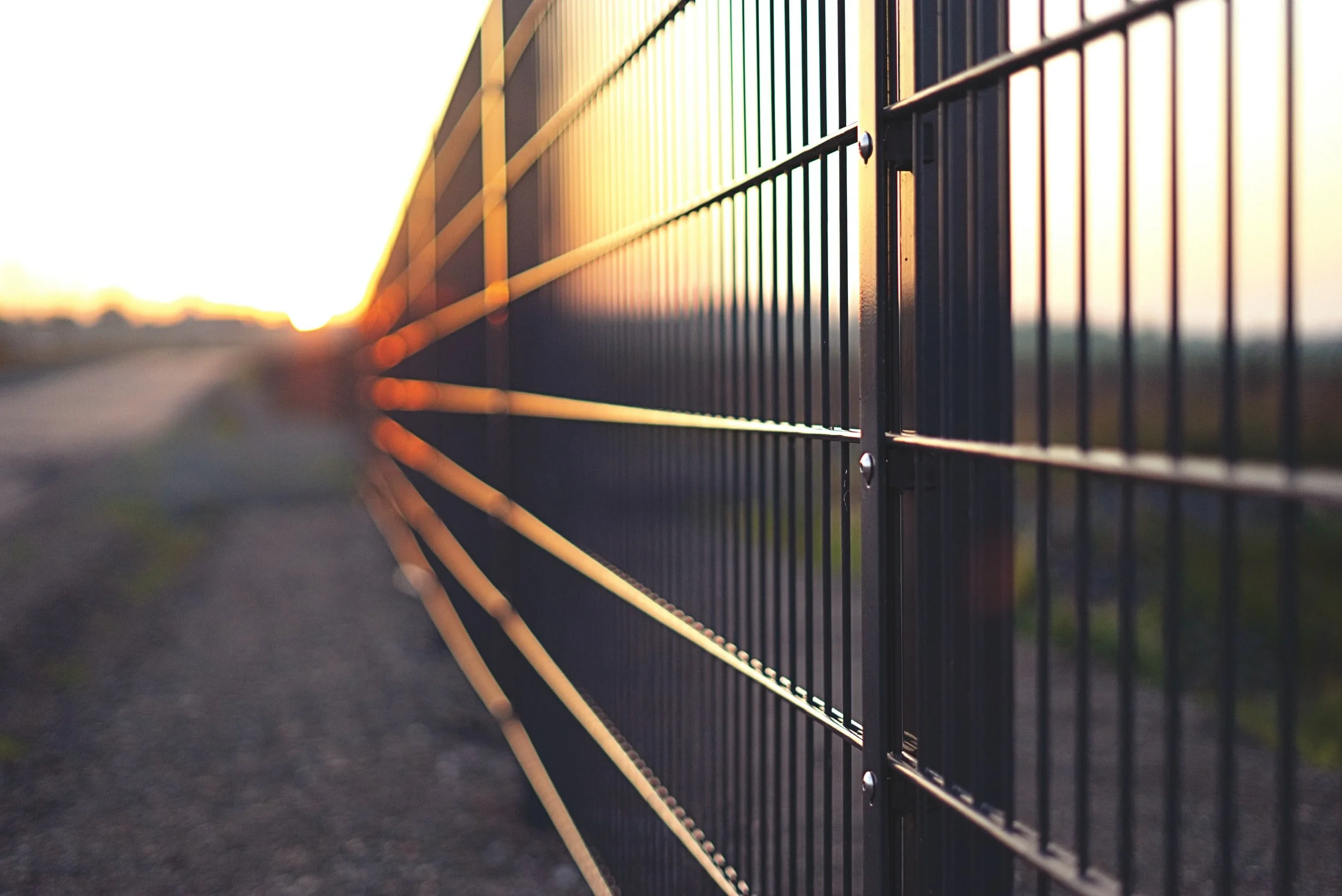 a long fence indicates the need to set healthy boundaries