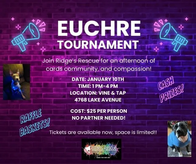 Ridge's Rescue Euchre Tournament