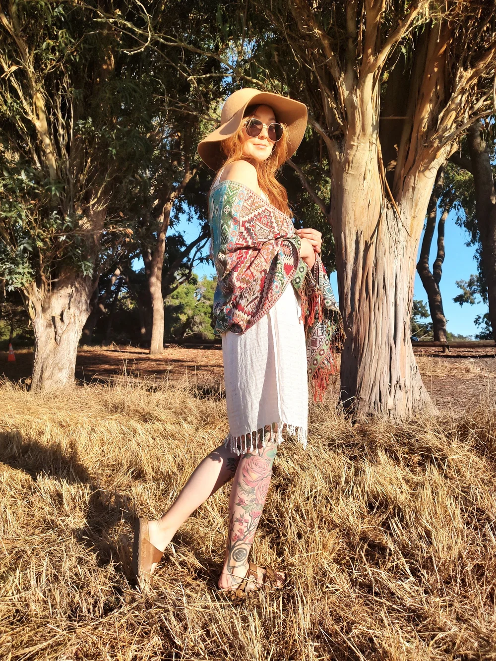 Midi Dress - White  Ode to an Oak