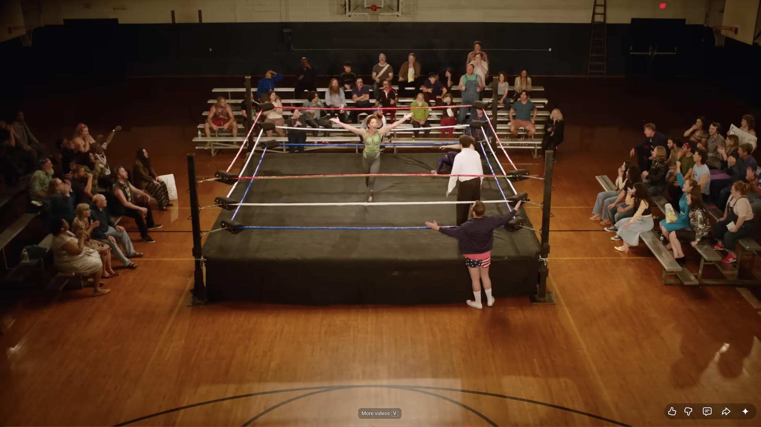 Tapawingo costume design Sarah Cogan 80s movie Wresting Match