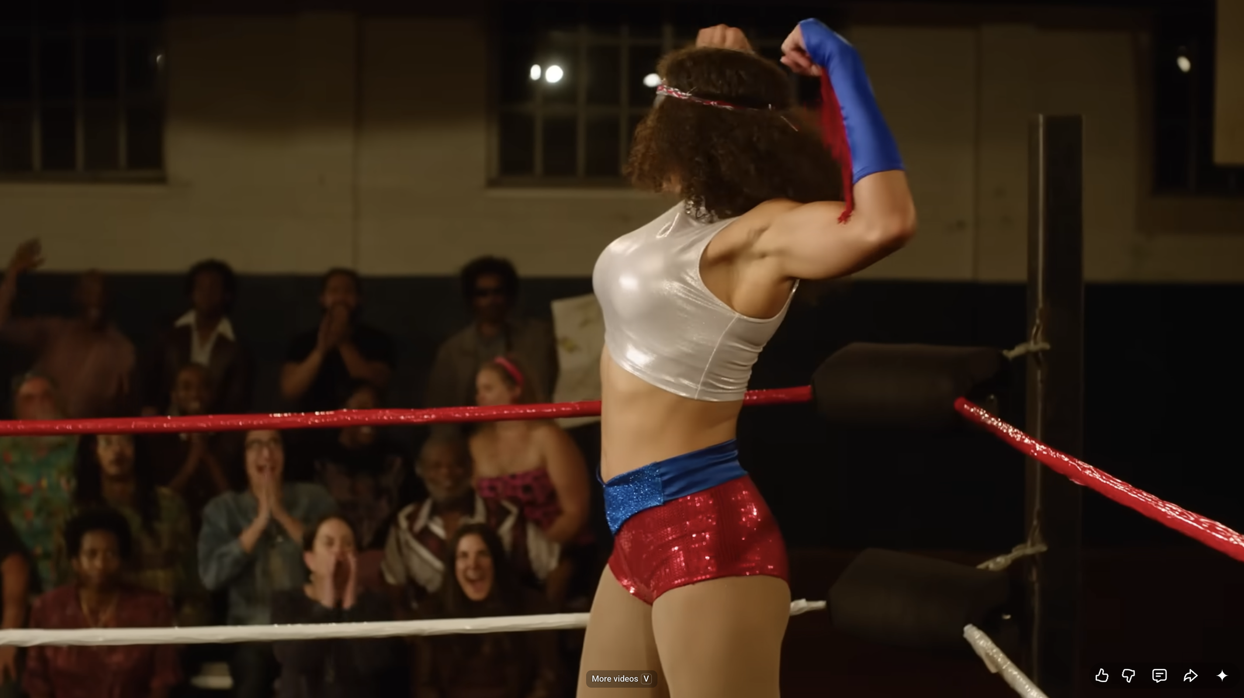 Tapawingo costume design Sarah Cogan 80s movie Wresting Champion