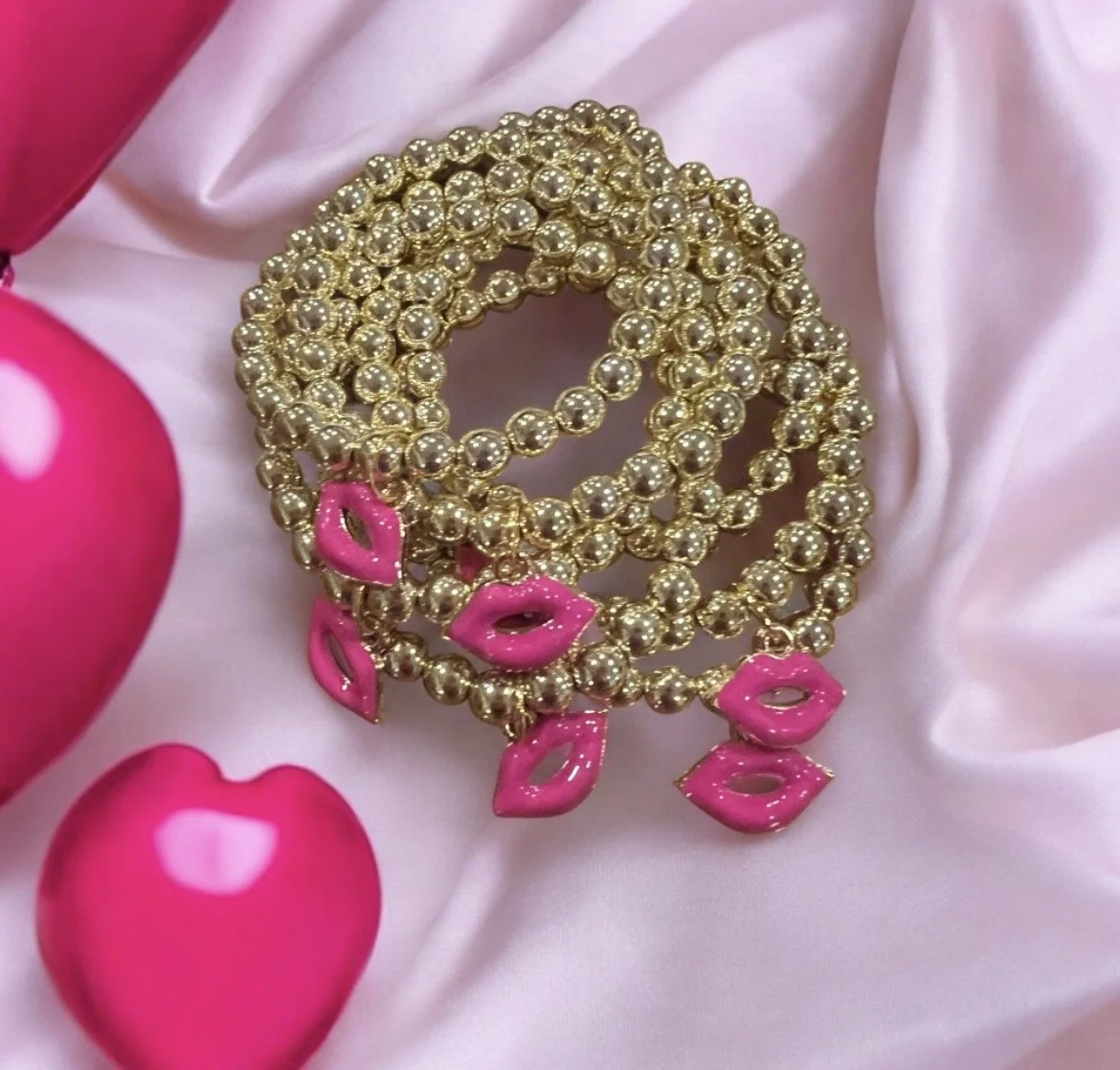 S.W.A.K. Everyday Luxe- 24k gold filled 6mm beads