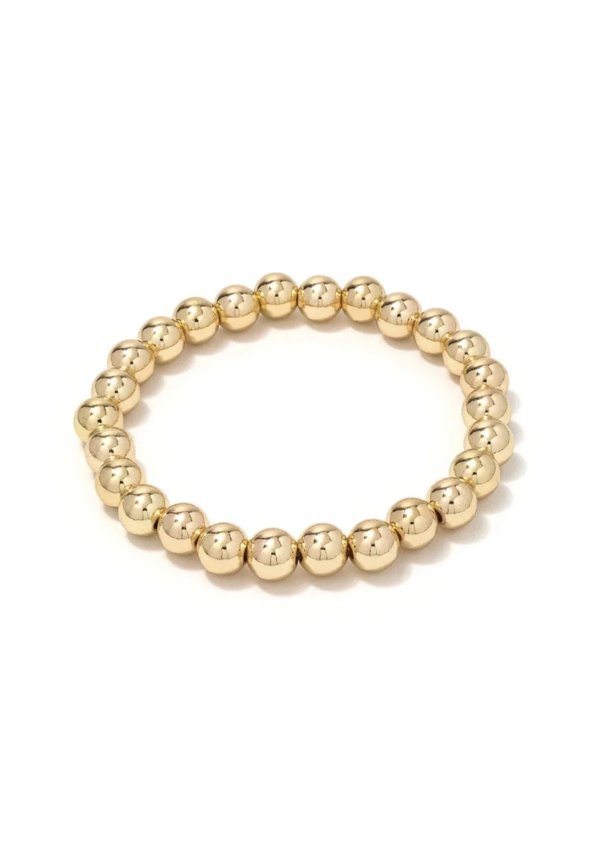 Statement Gold- 24k gold filled 8mm beads