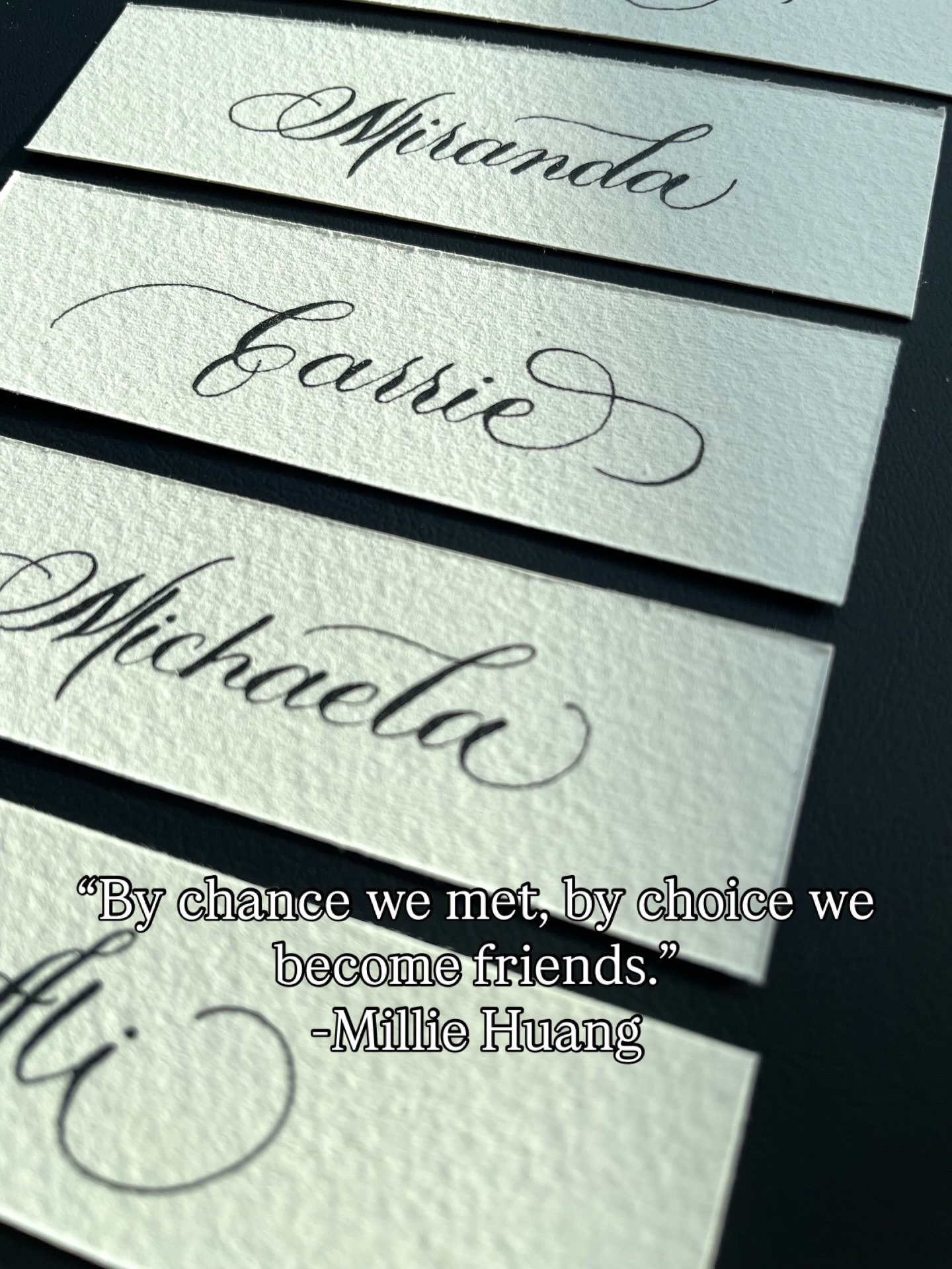 I can&rsquo;t think of a more meaningful present than making your fiends feel seen and heard. I can&rsquo;t help you with the hearing part. But the seeing. 😌 Message me. 

#losangelescalligrapher #brandactivation #brandactivations #experentialmarket