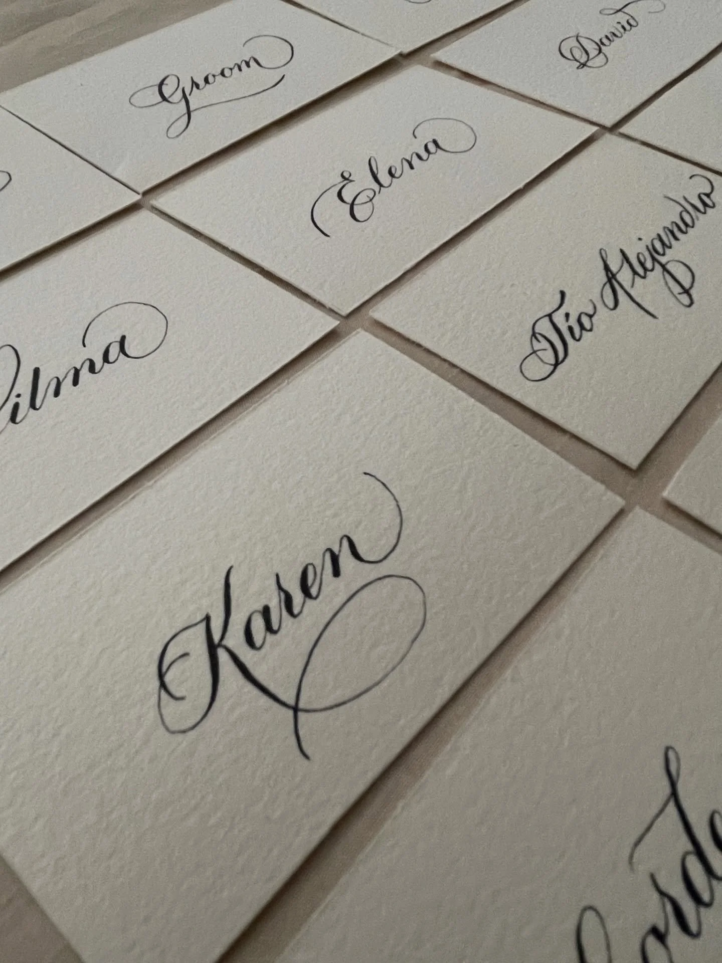 It&rsquo;s more than a simple card with a name on it. 

It&rsquo;s the time you took out to contact a calligrapher. 

It&rsquo;s the thoughtfulness you had to want to provide a customized table setting. 

It&rsquo;s the love that you show your VIPs. 