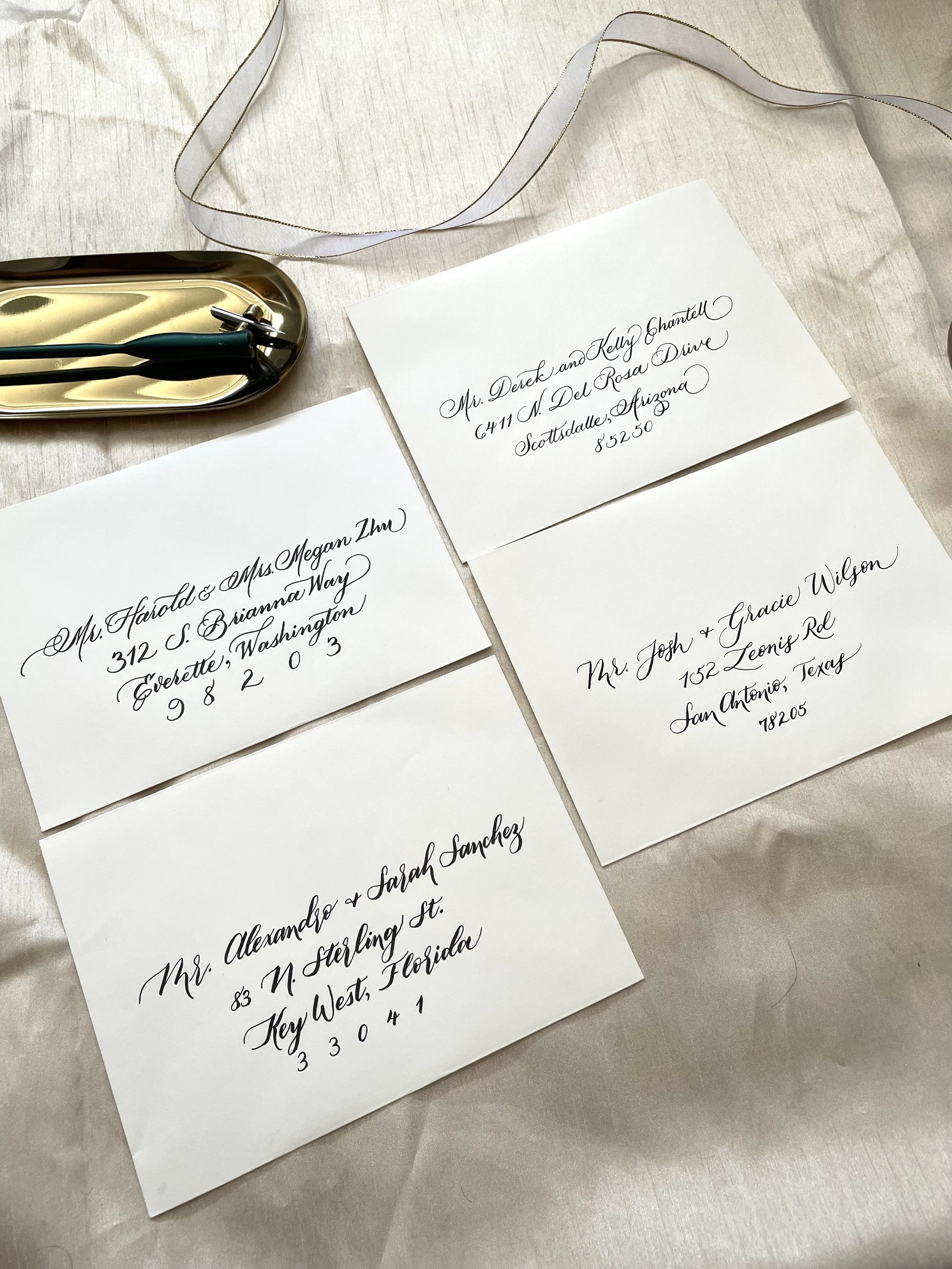 Calligraphy Envelope Addressing Service