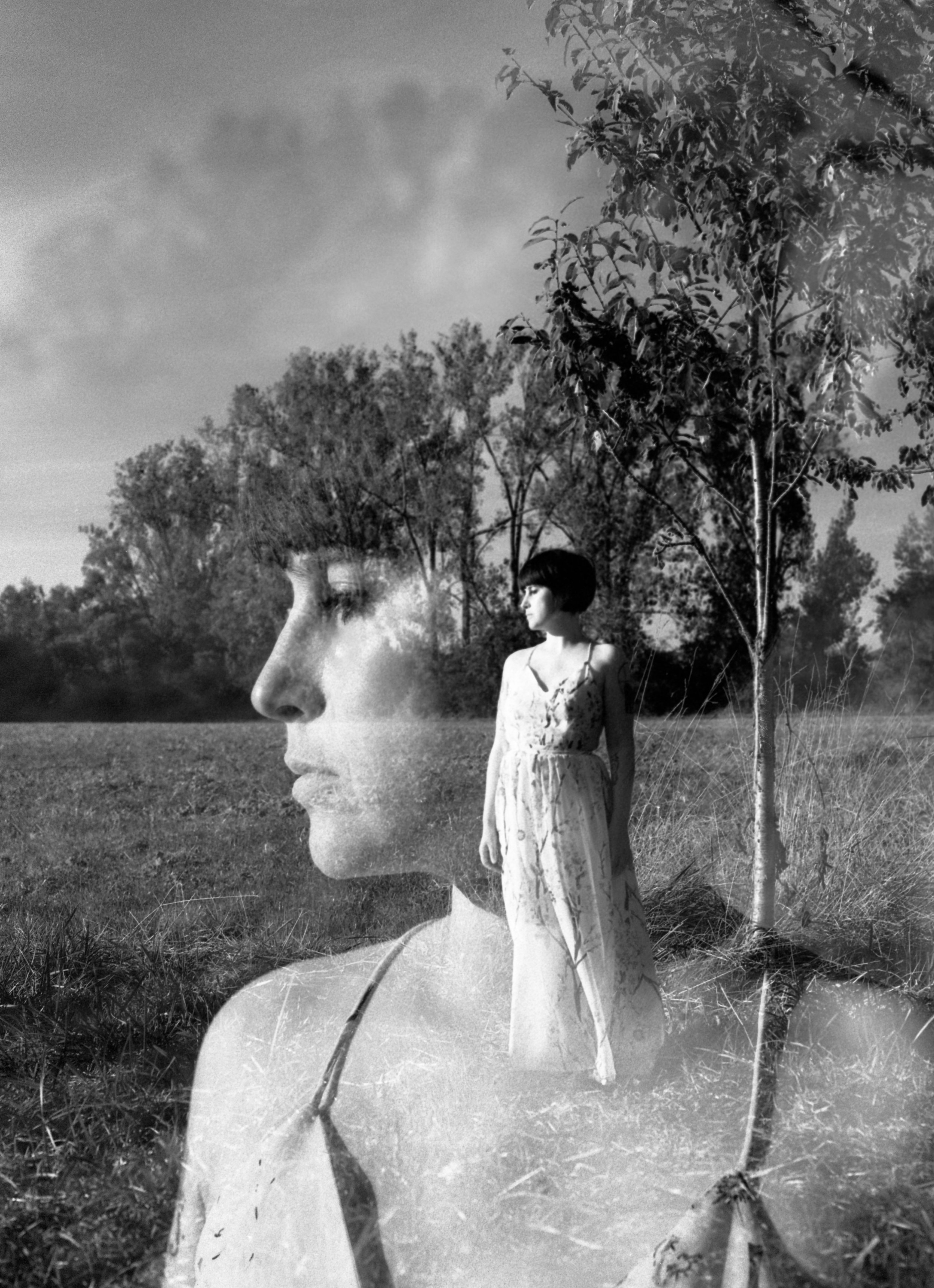 Avec Maloutte la Vilaine, Hasselblad 500CM et Cinestill XX, Dos A16.