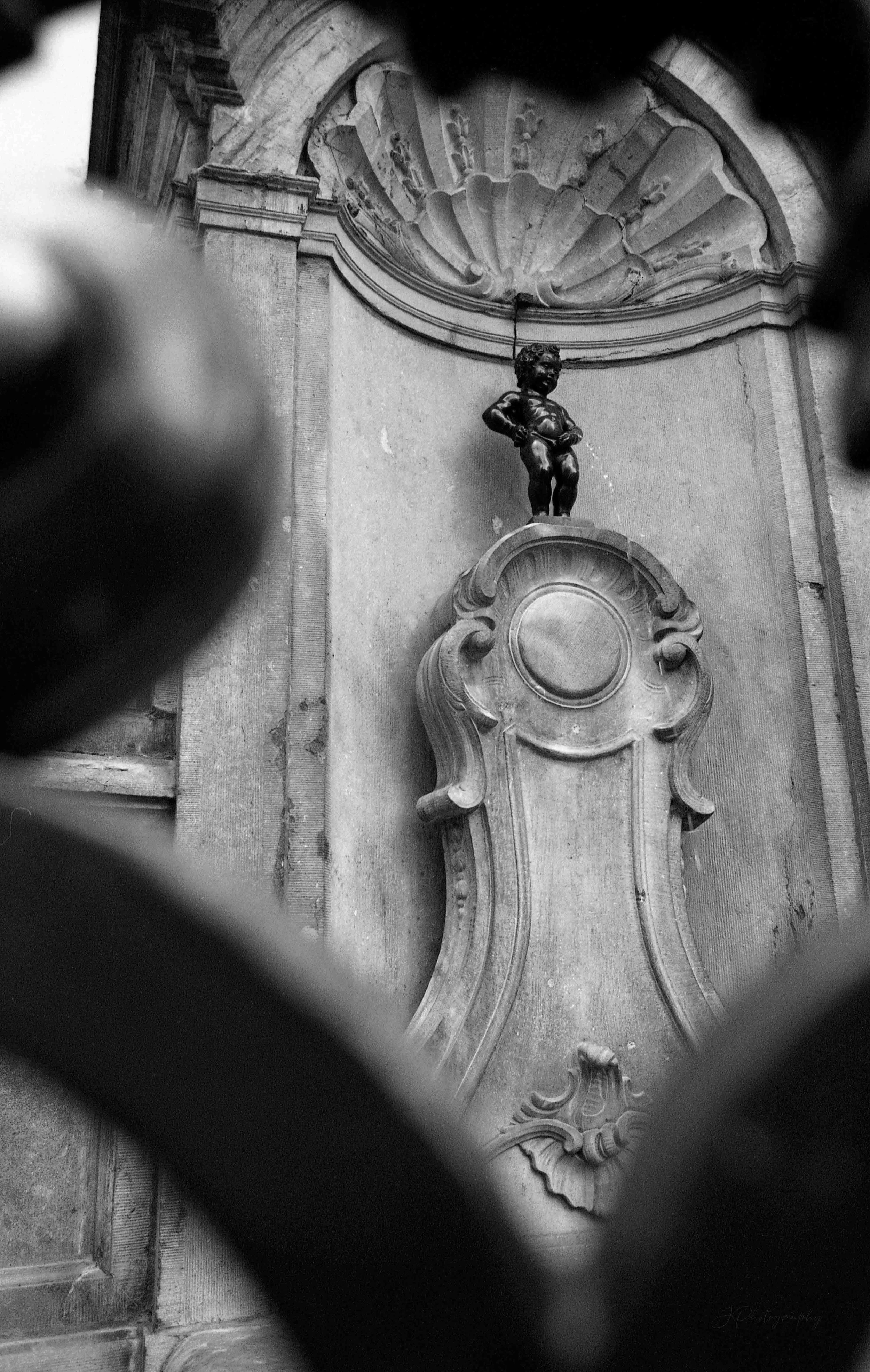 Manneken Pis, Bruxelles, juin 2024.