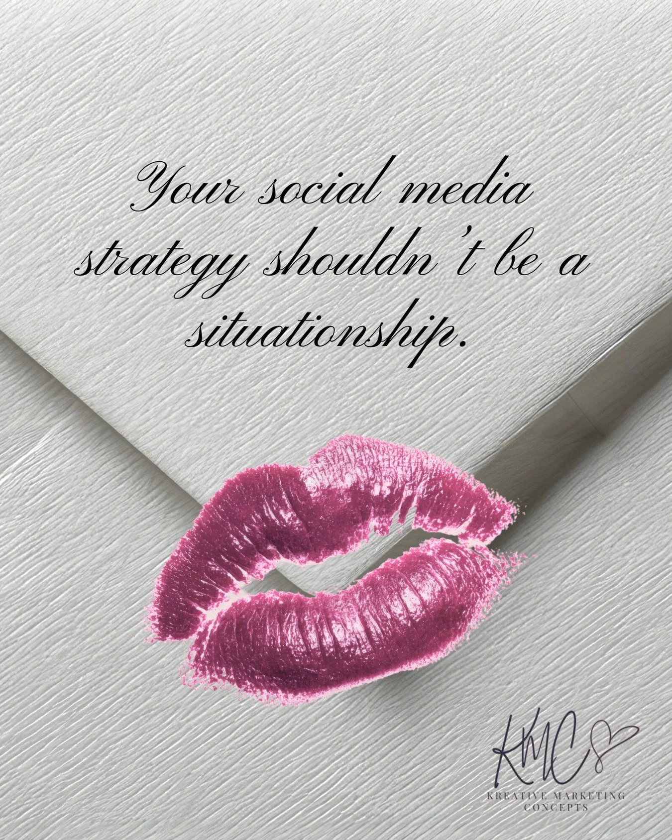 If your content strategy is: inconsistent, confusing or commitment-phobic&hellip;.it&rsquo;s time to have a talk.

Your business deserves consistency, intention, and someone who actually shows up.

Stop treating your brand like a casual fling. 💔 Let