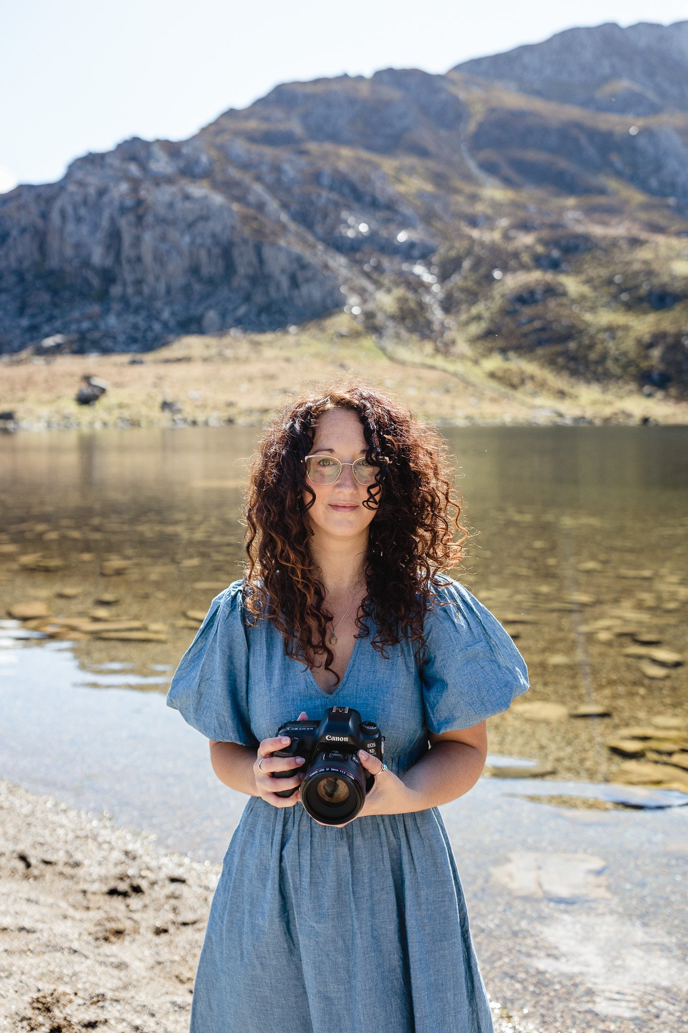 Wedding photographer in North Wales exploring Snowdonia with her camera