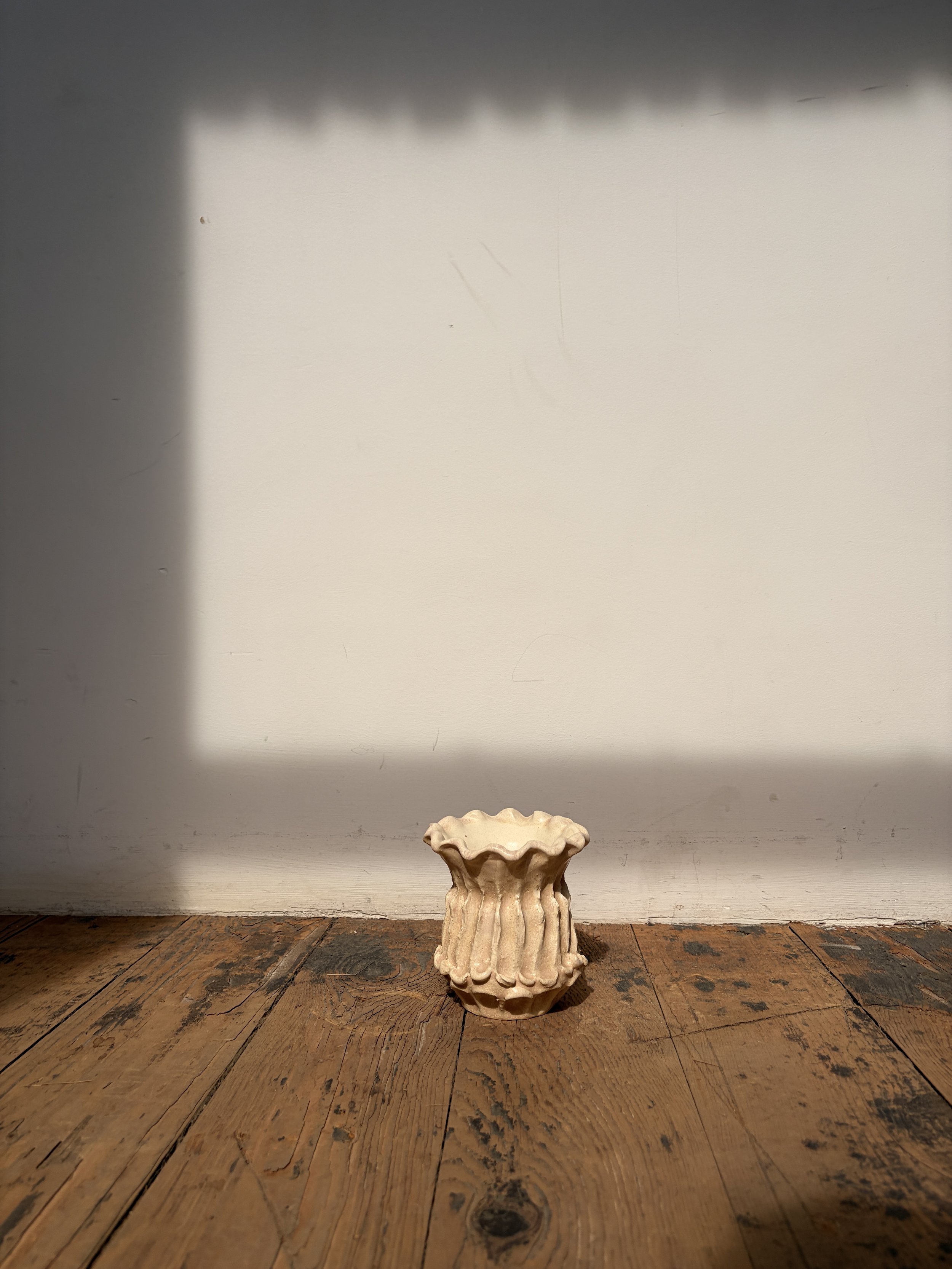 Ruffled Vase