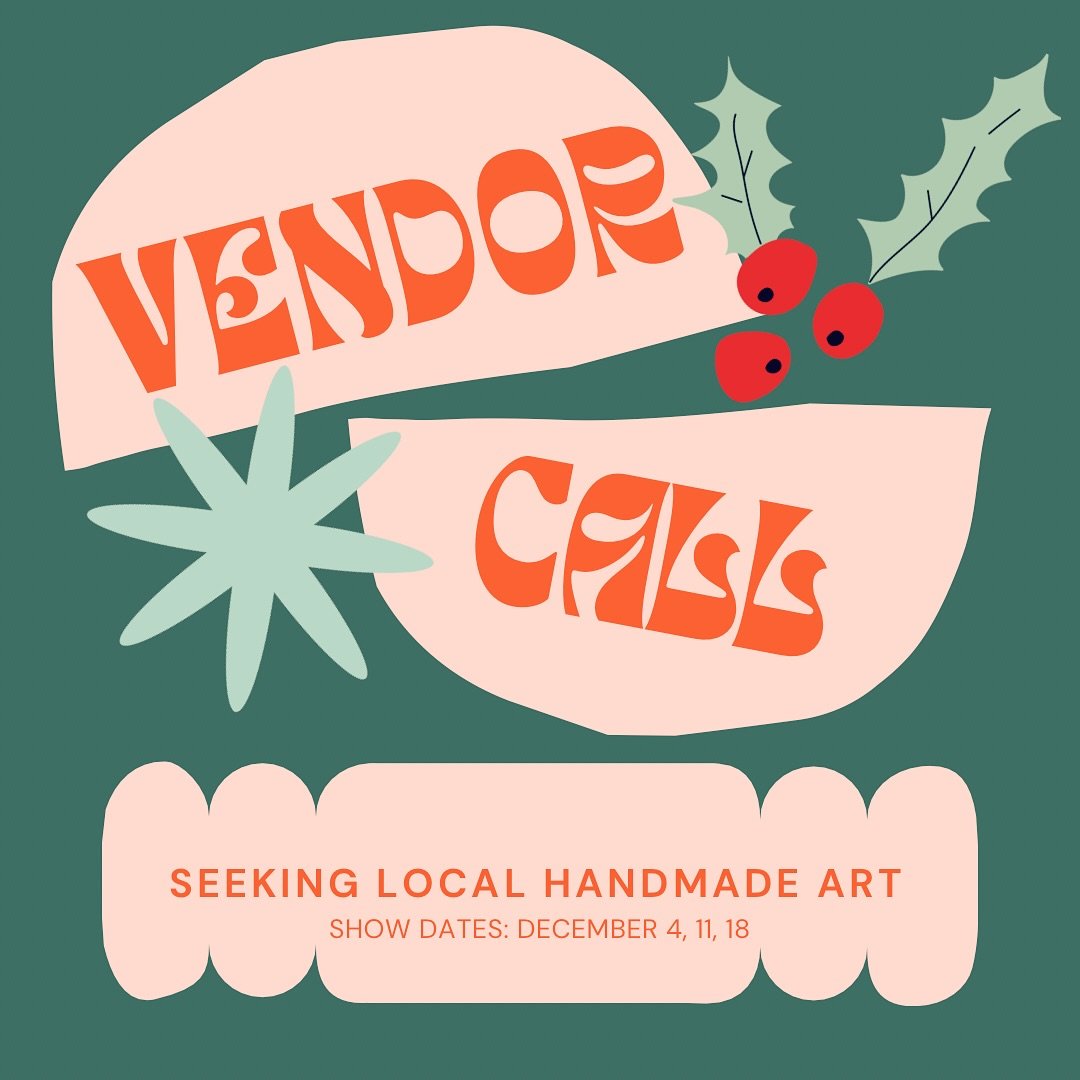 Seeking local handmade art for the holidays. Join us for the Community Night Market happening for three weeks in a row in December! 

We are looking for local crafters and artisans who want to pop up from 6-9pm on one to three of these markets happen