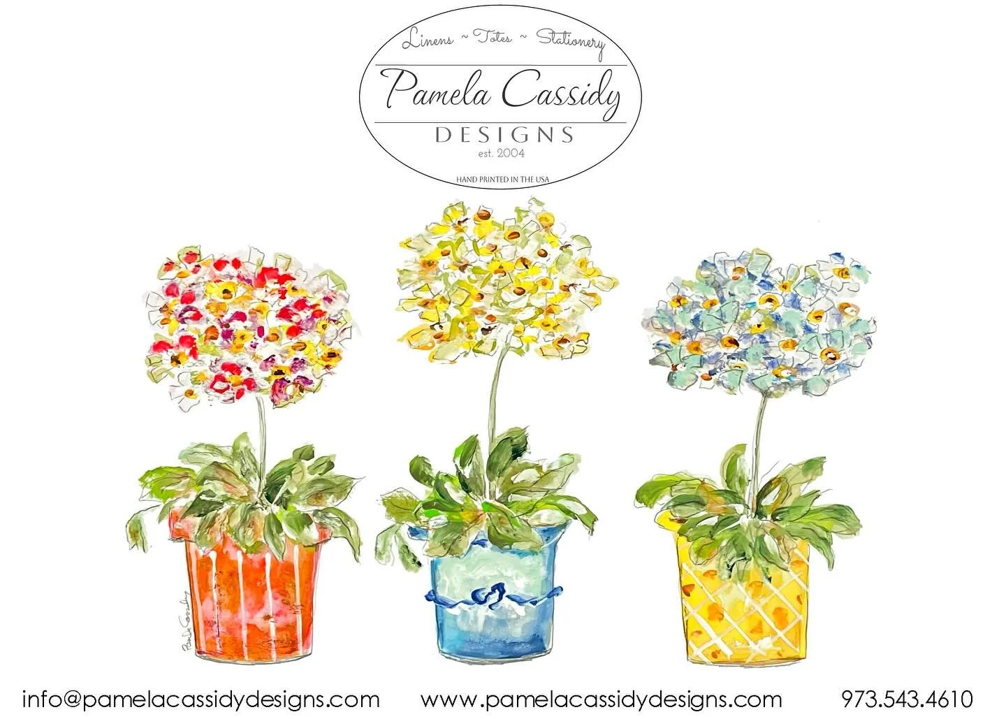 Pamela Cassidy Designs Linens & Stationery