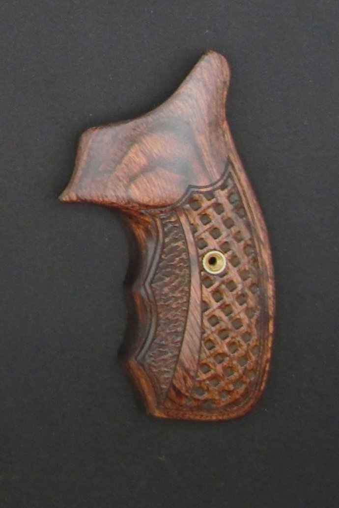 Basketweave/Stipple Walnut