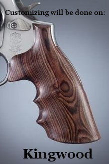 Smith & Wesson HOGUE • N Frame Round Full Size Fingergroove