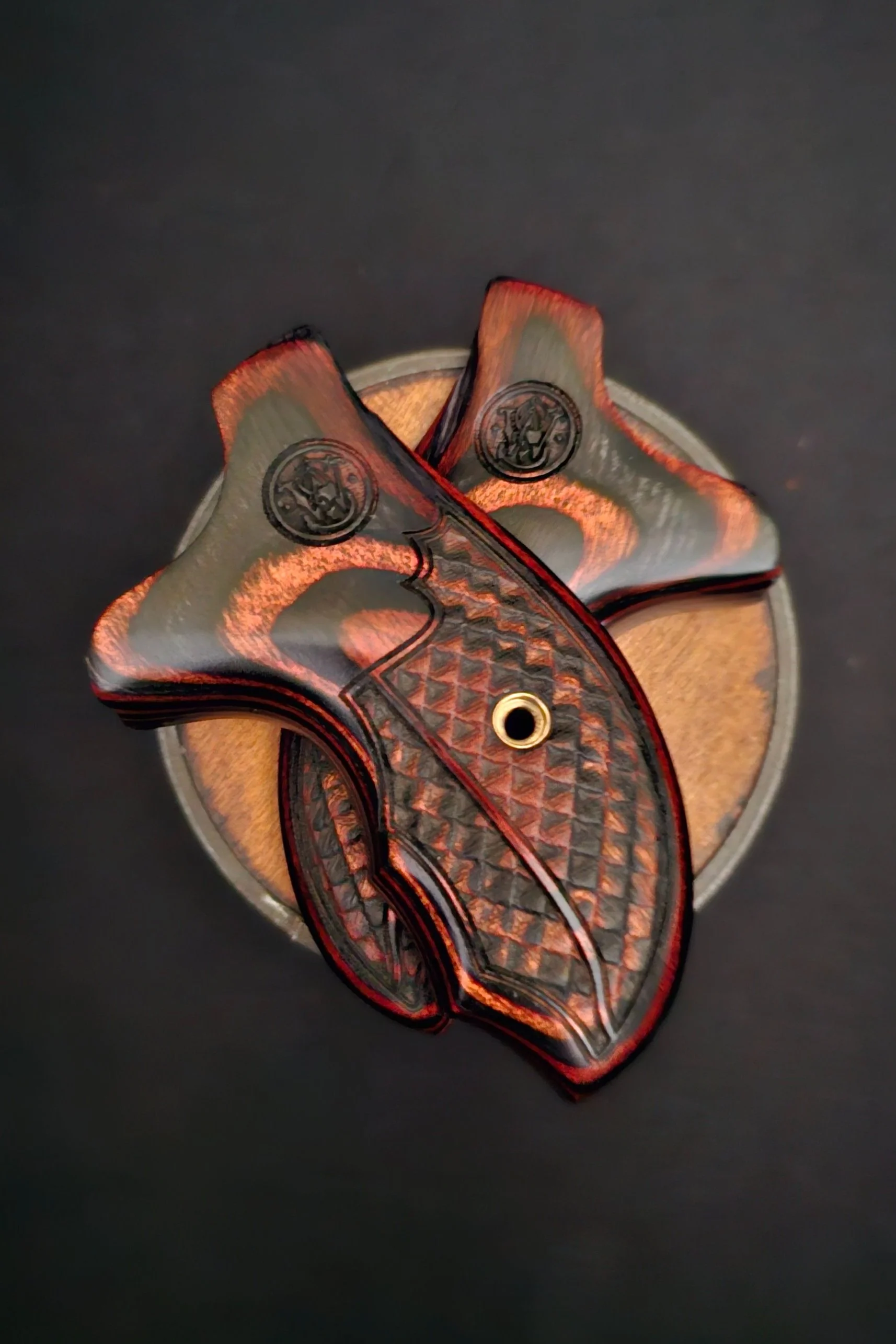 Smith & Wesson J Frame Round Combat "Double Dragons" Design • All Colors