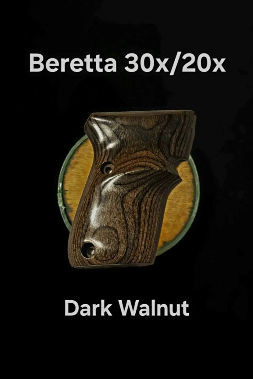 Beretta 30x - 20x Custom Wood Fingerledge Panel Dark Walnut