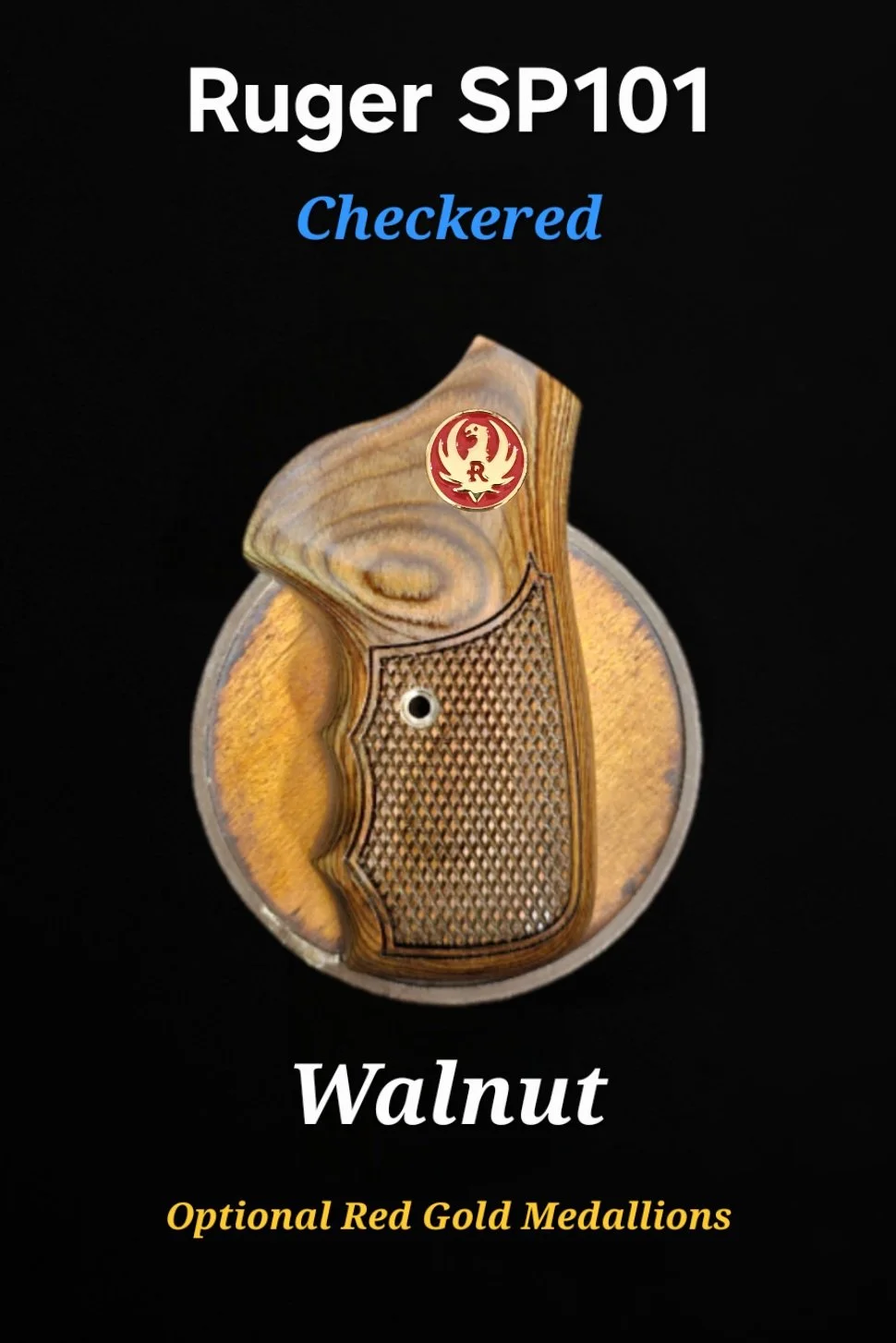 Ruger SP101 NEW FGT Target Grips One Part "Basics" • OPTIONS