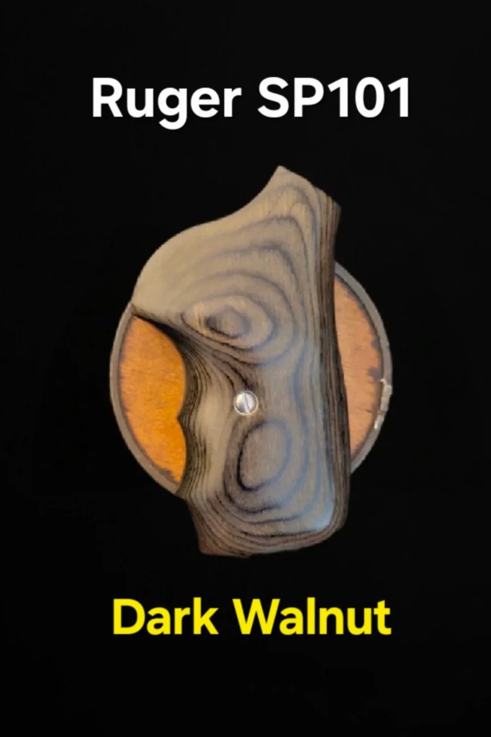 Ruger SP101 FGT OS Fingergroove Grips Dark Walnut (Copy)