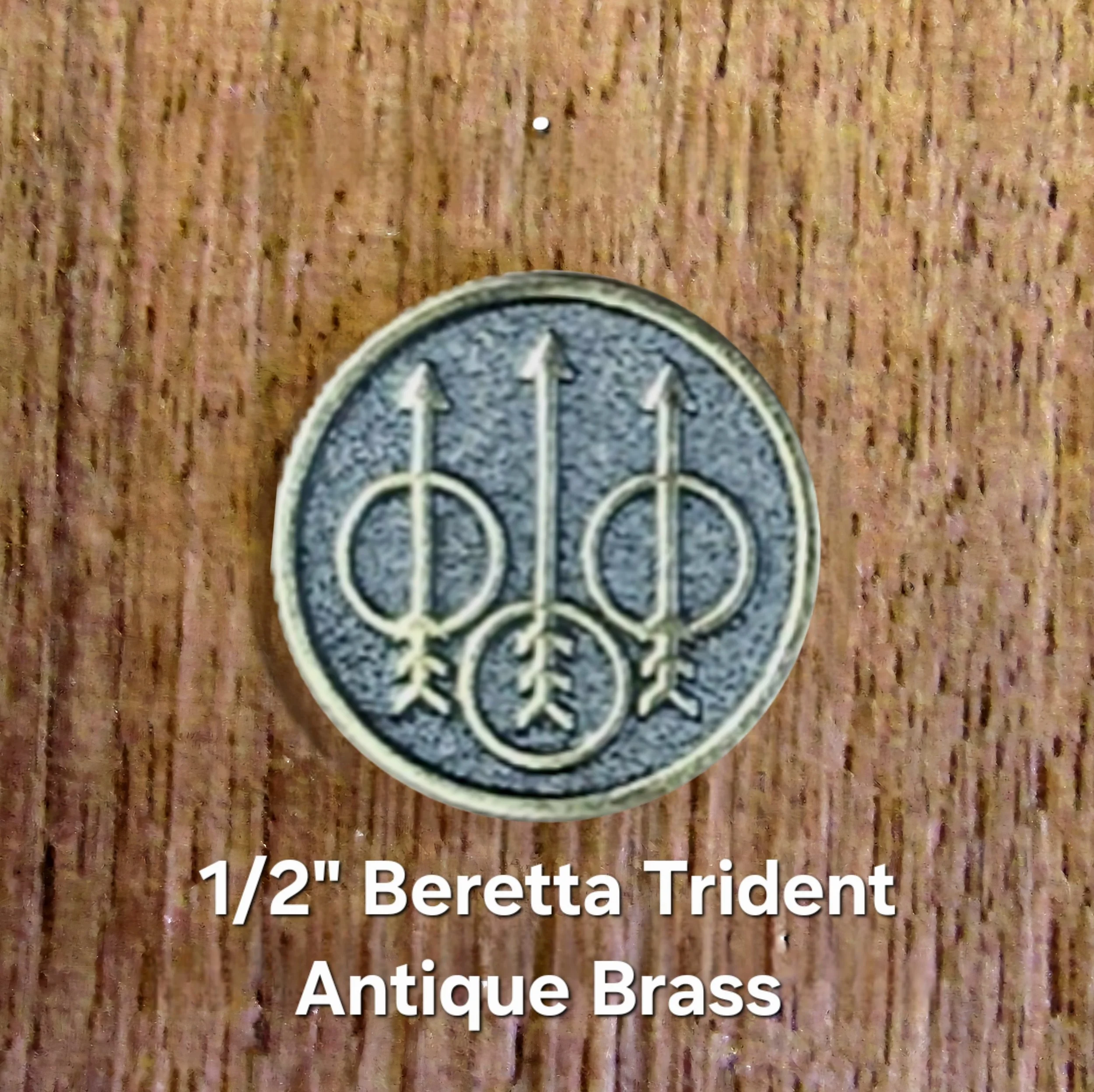 Beretta 1/2" Trident Premium Bronze Medallions