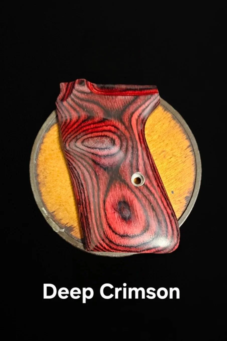 Walther PPKS FLP Fingerledge Panel Grips All USA 380/32 acp Models • Arkansas, S&W, Interarms, Manurhin Deep Crimson