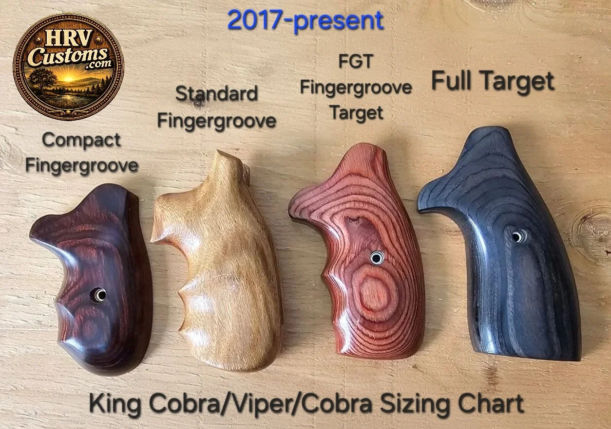 Colt Revolver Grip Sizing — Hudson River Valley Customs
