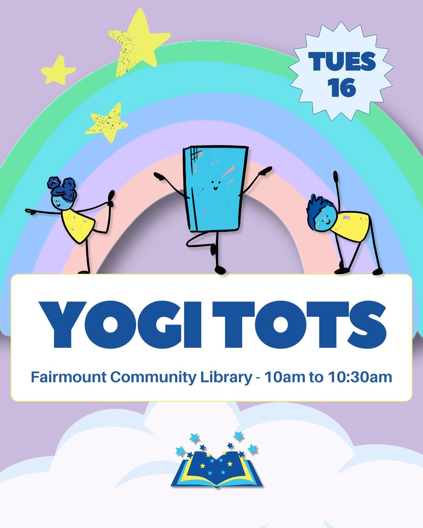 ✌️THIS WEEK!! Come join us! 🤓

🪺 Yogi Tots:
Tue. 4/9 @ 10am-10:30am - Fairmount Community Library

And as always, 🐢 Member Mondays Kids TODAY!!
4:30pm-5:15pm - Fairmount Park

🔗 Visit our EVENTS page on Facebook or screenshot 📲 and click the lin