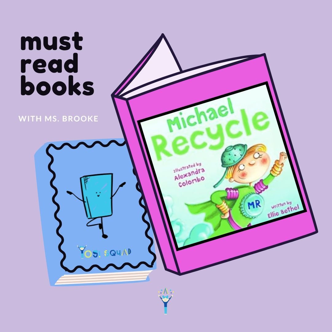 📚 Must Read Books with 🤓 Ms. Brooke. HAPPY 🌎 EARTH DAY EDITION! Today we are reading Michael Recycle ♻️, our green-caped crusader, saving cities with one recycling lesson at a time! 👨&zwj;🎤

🚛 Meet Michael Recycle, a new kind of superhero, who'