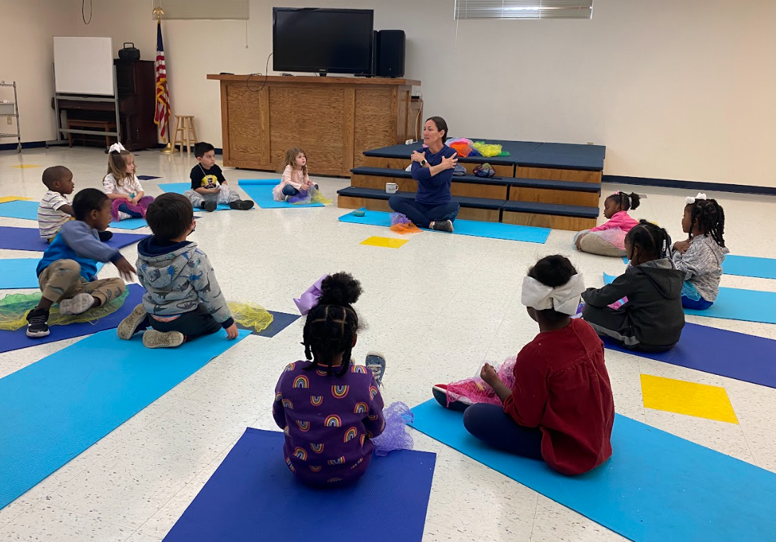 Yoga and mindfulness class for kids