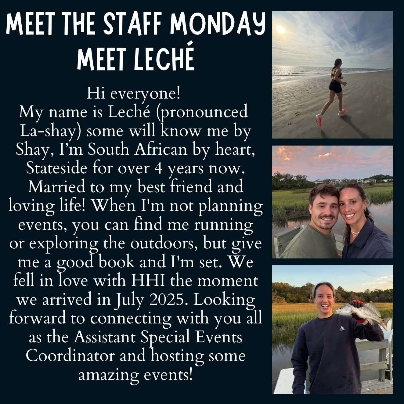 Meet our newest full-time staff member, Lech&eacute;!