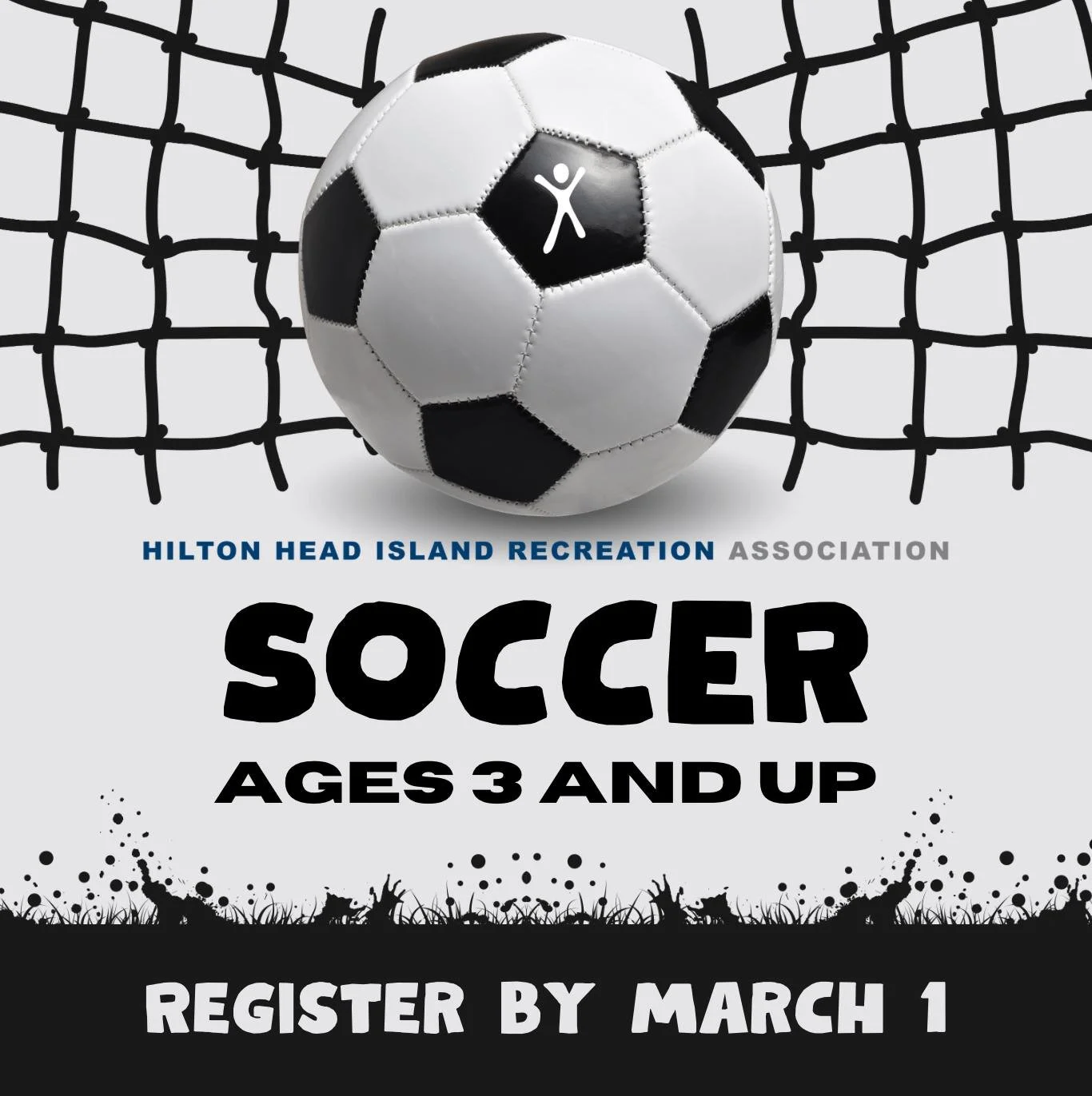 This is your official Spring Soccer registration reminder! Rec Soccer Leagues and Rec Soccer Plus start in March...don't miss out on this fantastic sport ⚽️ islandreccenter.org/spring-sports