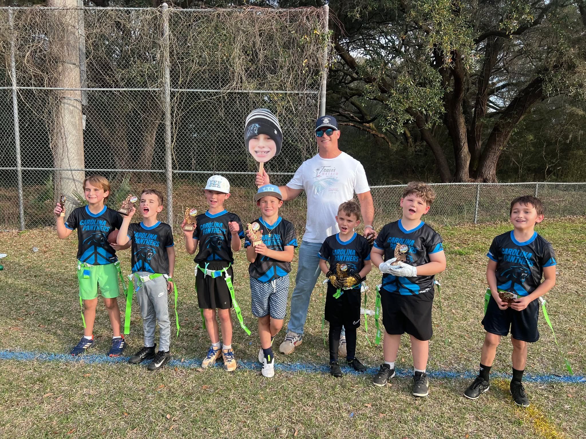 Congrats to our Flag Football Champs! U8 Panthers, U10 Falcons, and U12 Texans